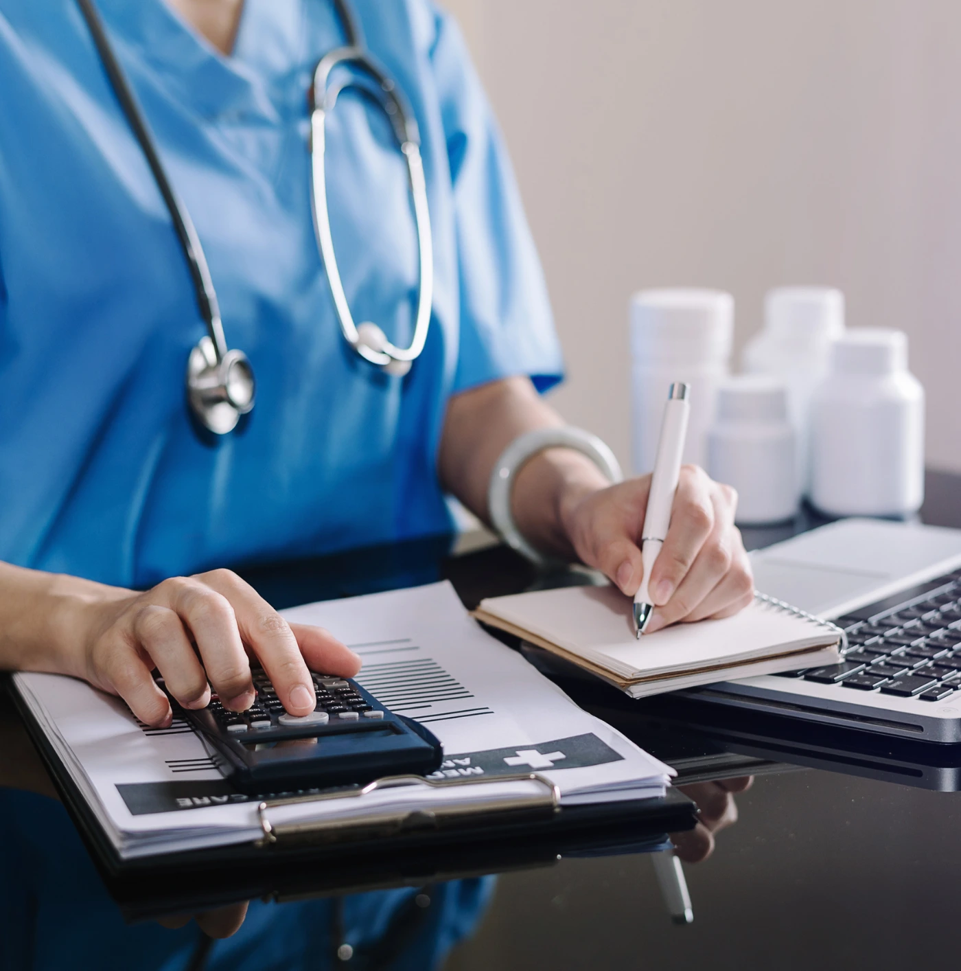 Home health patient receiving care